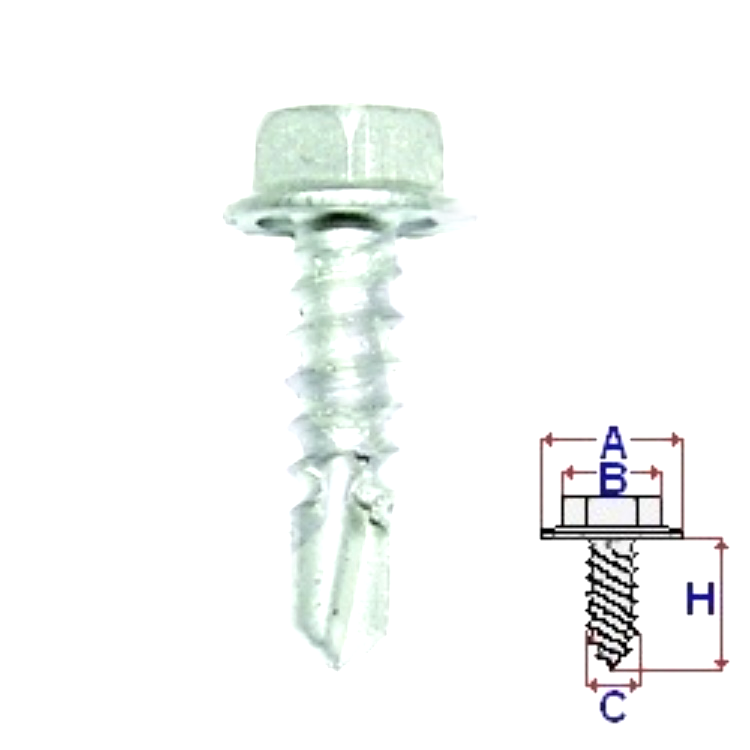 ROMIX 155 662 C60165  -  SCREW SAMOWIERCACY 5.2X19 10 db .